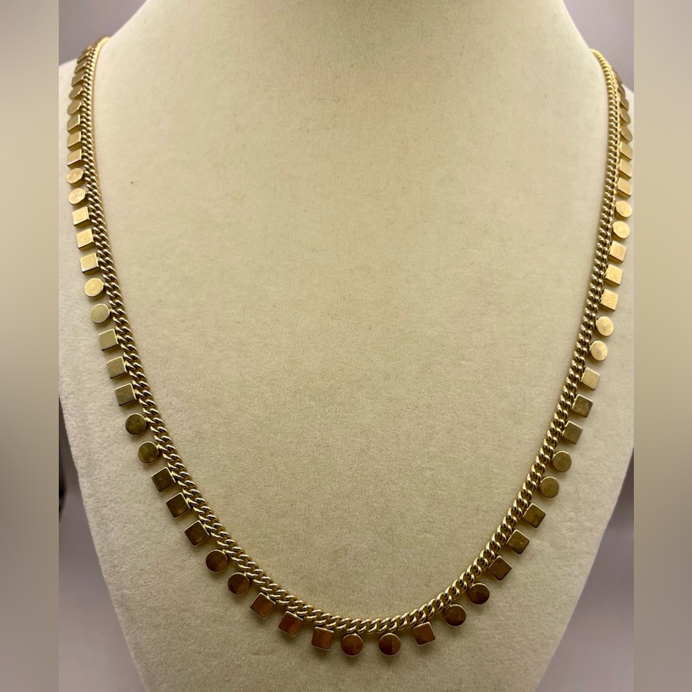 Madewell Gold Disc Necklace